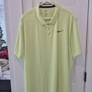 Nike Men's Polo Shirt in Soft Green